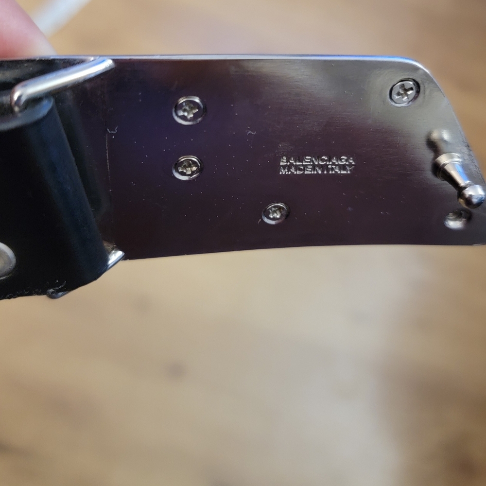 Balenciaga Moto Logo Belt - Picture 10 of 15